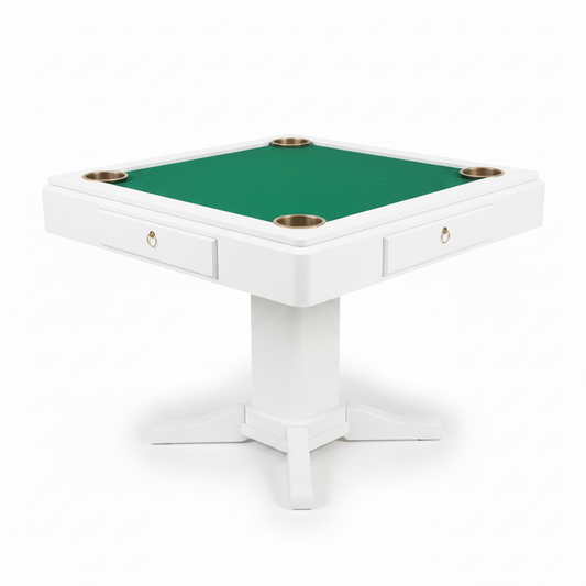 Alabaster Royale Pedestal Mahjong Gaming Table