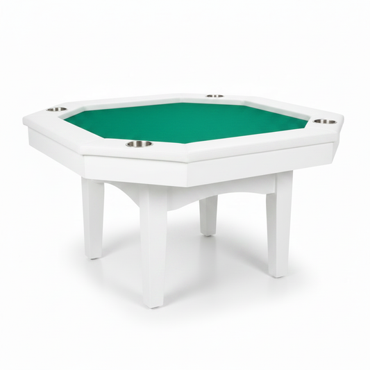 Alabaster Elite Octagonal Poker Gaming Table