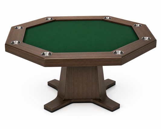Meridian Grand Pedestal Octagonal Poker Table